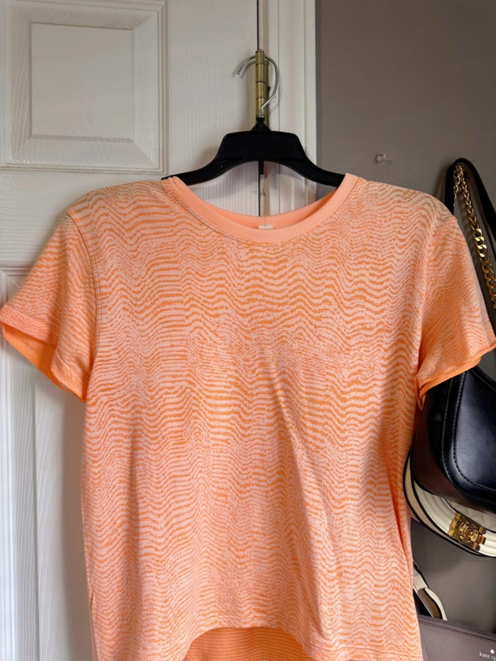 Orange Lululemon top